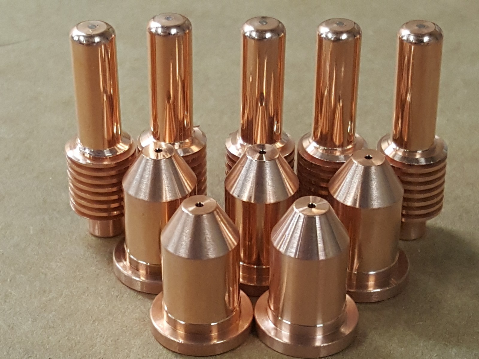 10pc 120574 + 120606 40A Extended Electrode/Nozzle 020547 Fits Powermax 600/900