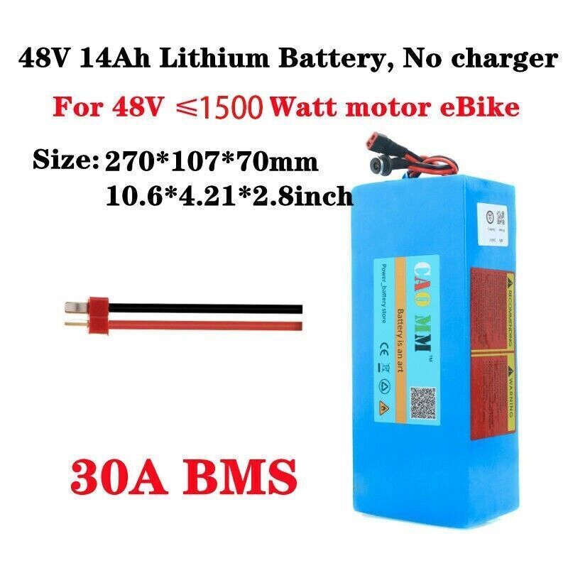 36V 48V 8AH/14AH/16AH/20AH Battery for 200W-1500W Ebike Electric Bicycle Bike