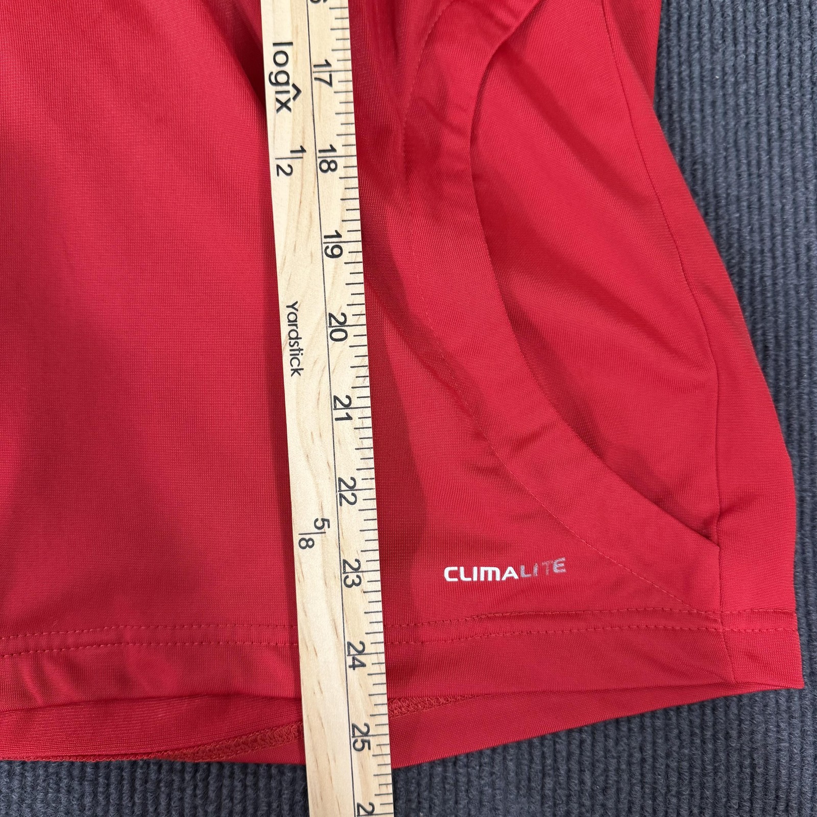 Chicago Fire FC Jacket Mens Small Red MLS Soccer Adidas Climalite Full Zip