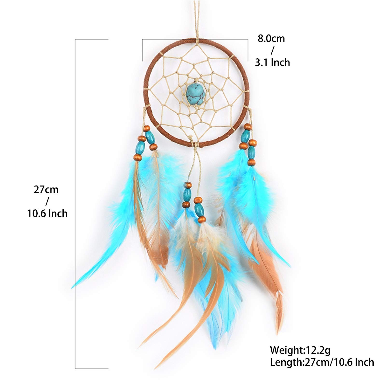 Dream Catchers for Cars Rear View Mirror, Small Feather Dream Catcher Wall Ha...