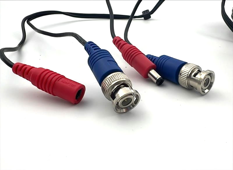 LOREX 60ft (18m) 4K RG59 Power Cable for BNC Analog Security Cameras - 6 Pack