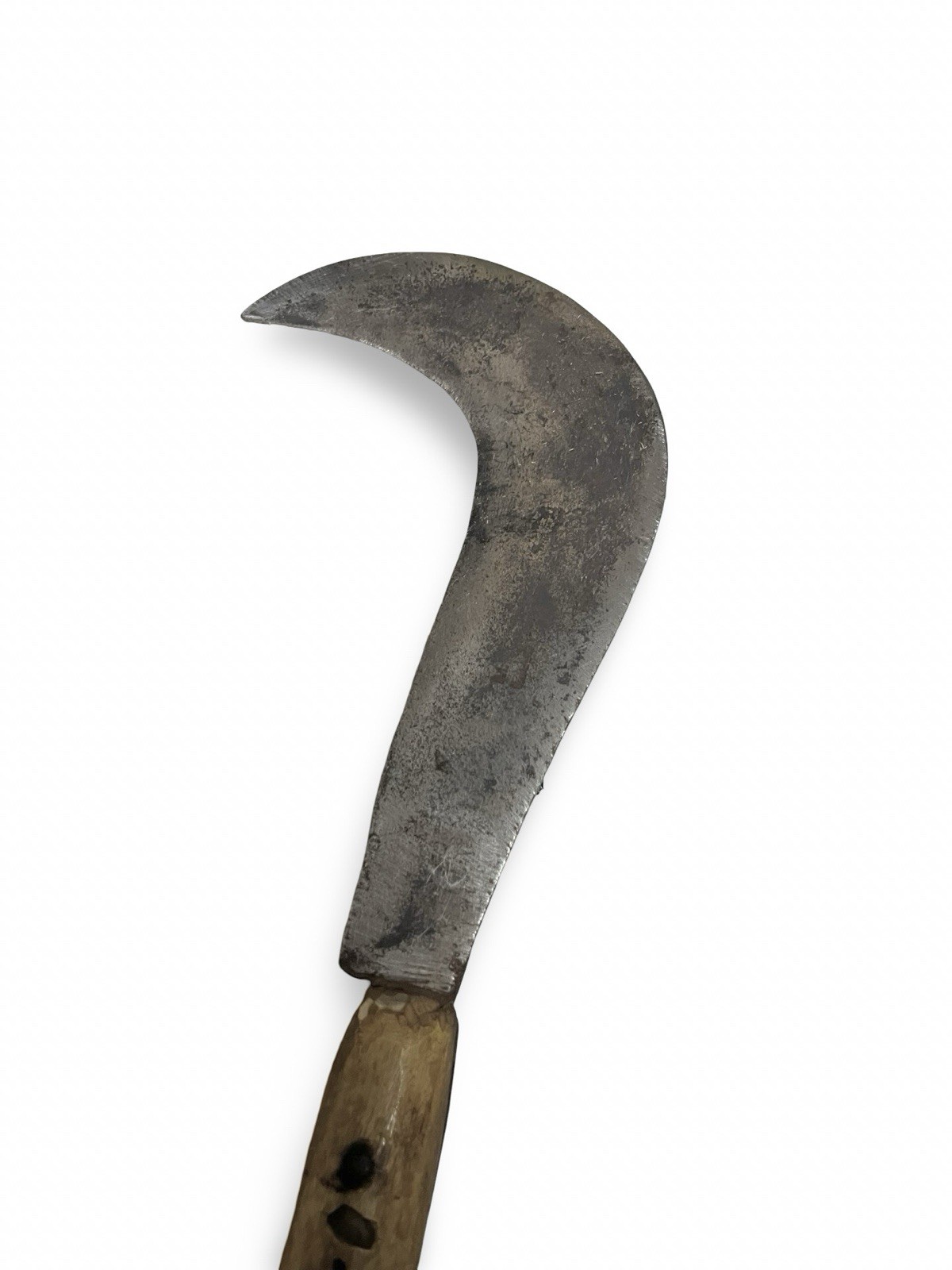 Vintage Billhook Curved Blade Machete Sickle Tobacco Knife Tool Farm 12”