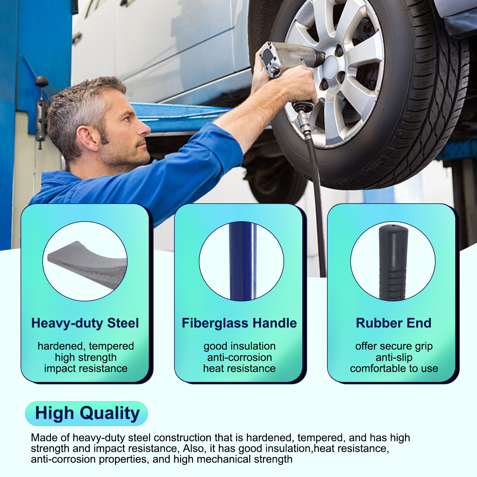 Replace for 35429 32 in Tire Bead Breaker Wedge Tire Hammer for Tire Removal