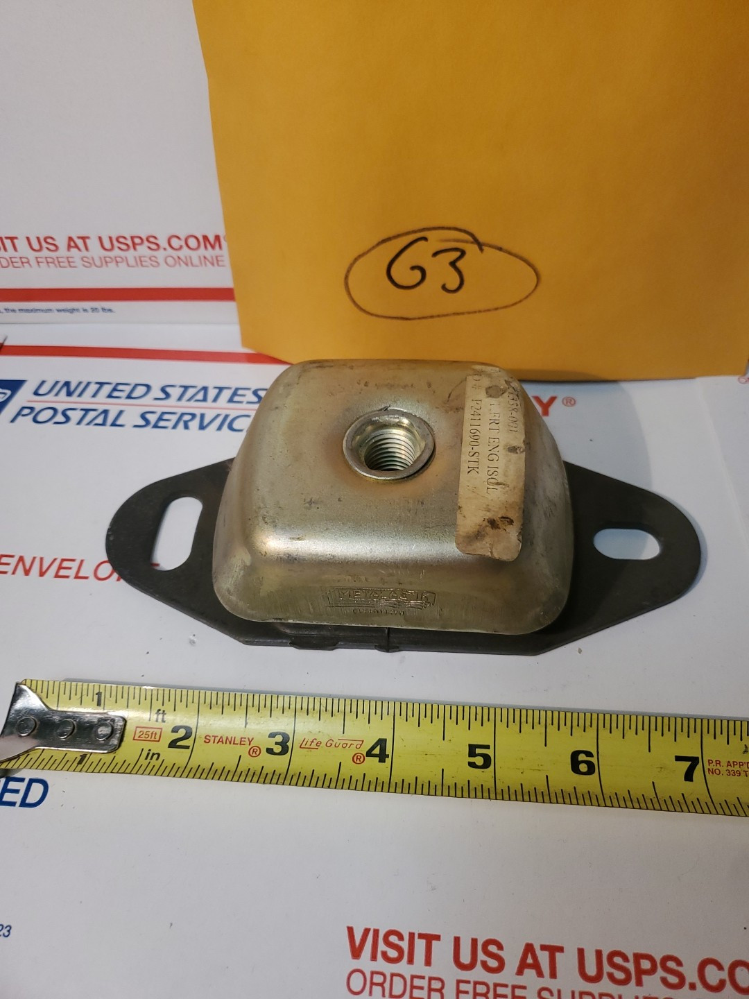 VOLVO PENTA TMD 22 ENGINE ISOLATER/ MOUNT #858161/846765 5321338-001 NEW, G2