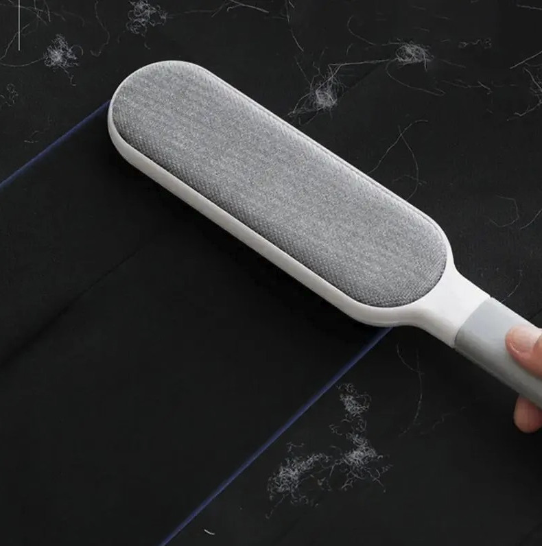 1pc Double-Sided Pet Hair Remover Lint Brush for Clothes Sofa Carpet - NEW