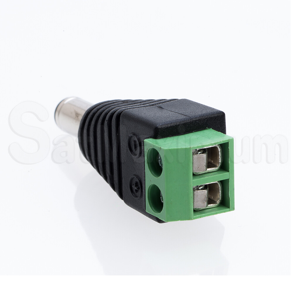 DC Power Connector 2.1 x 5.5mm BNC RCA Male /Female CCTV Video Balun Adapter LOT