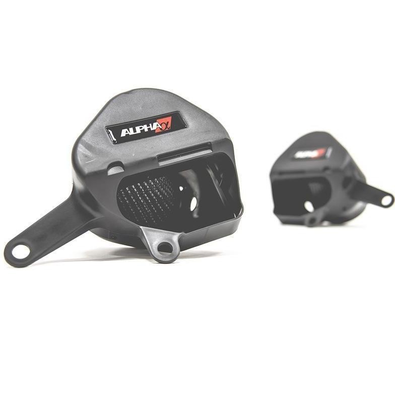 AMS Red Alpha Cold Air Intake for infinity Q50/Q60 3.0TT ALP.28.08.0001-1 Black