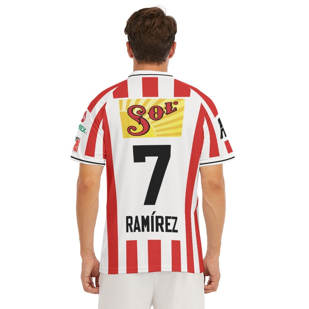 Chivas - soccer jersey playera Replica shirt, 1996 1997 home futbol Ramirez 7