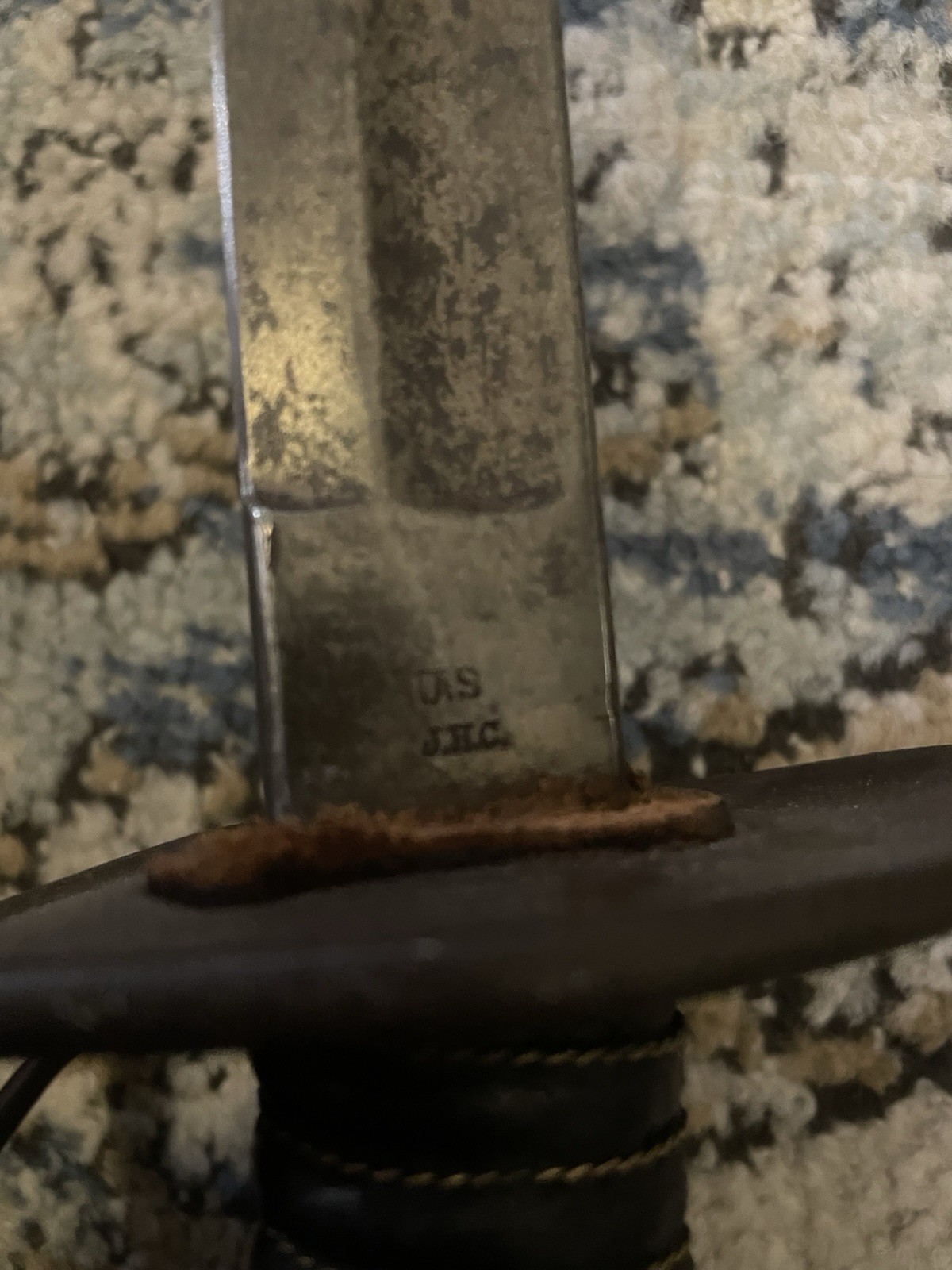 US Cavalry Sword 1906 A.S.Co Marked with Scabbard Original WWI Militaria