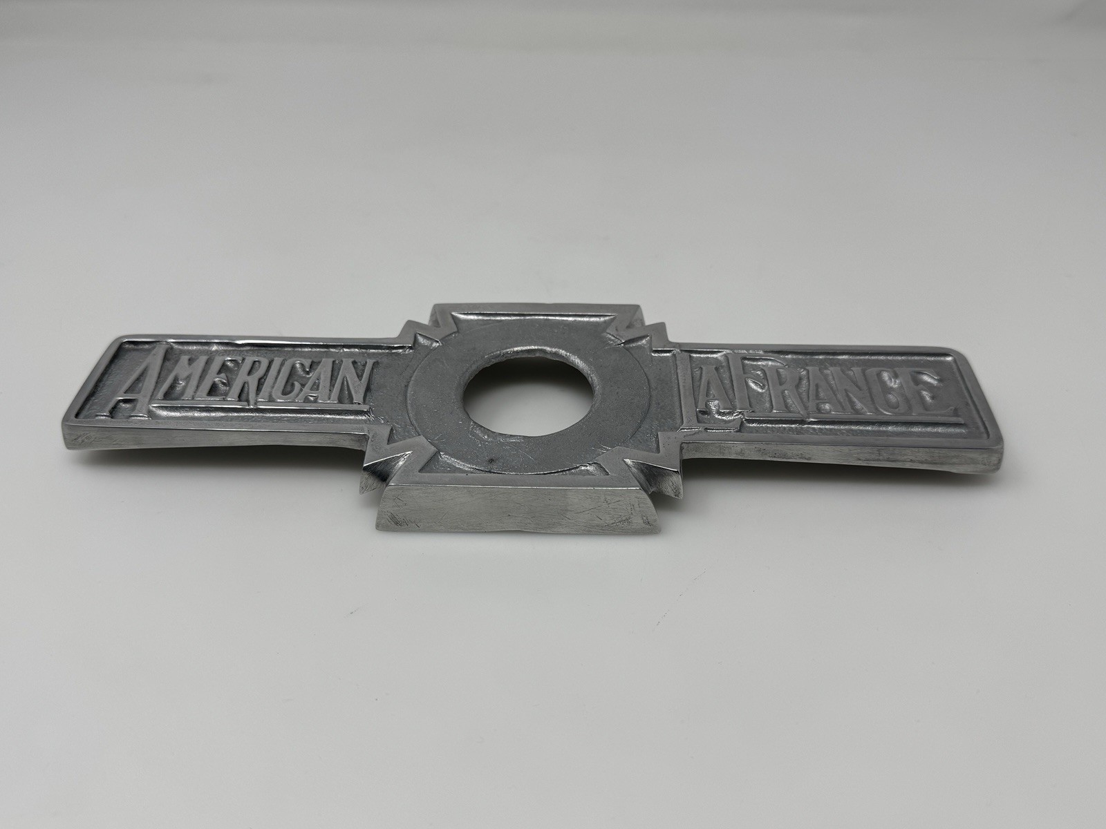 American LaFrance GMC Cosmopolitan Fire Engine Truck Radiator Emblem 1927-31