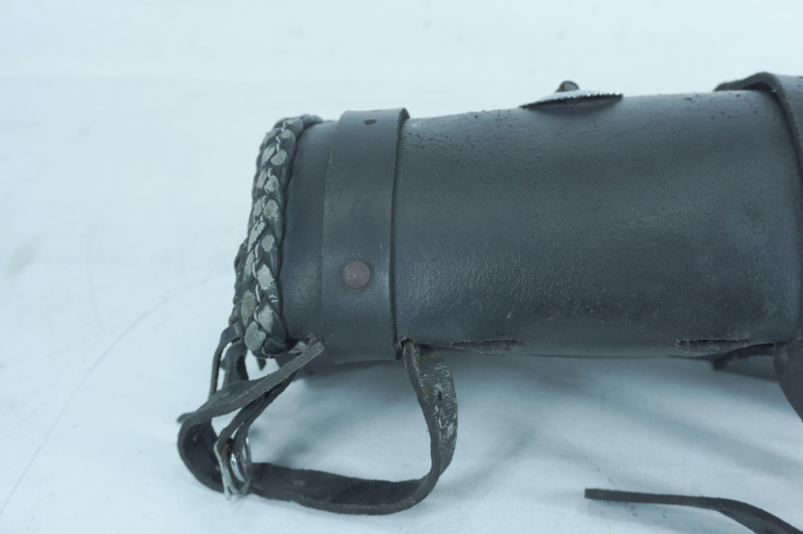 1986 Harley Sportster Limited Liberty OEM Front Onboard Tool Bag Leather Storage