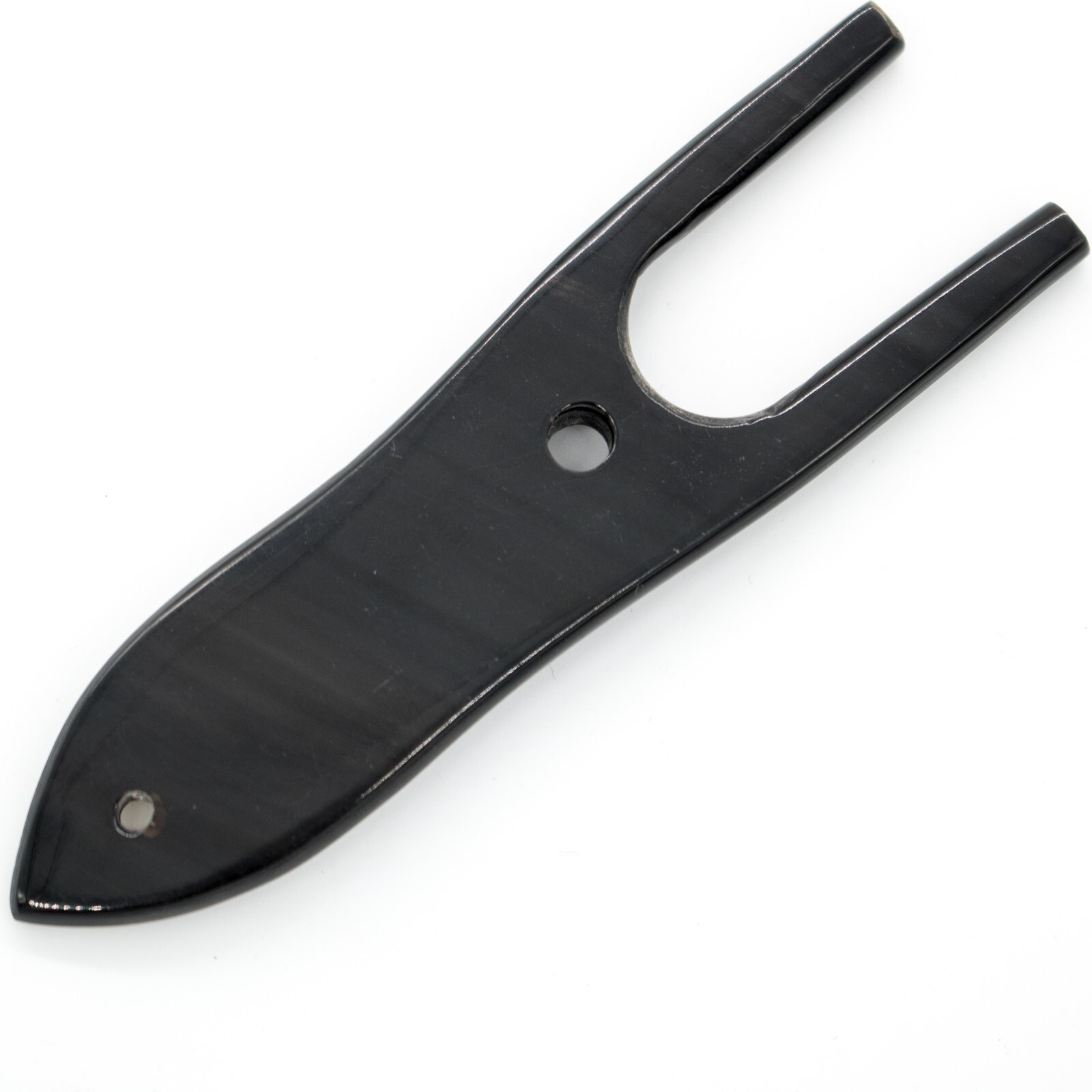 Horn Lucet Knitting Fork Braiding Tool Making Weaving Cording DIY Project Black