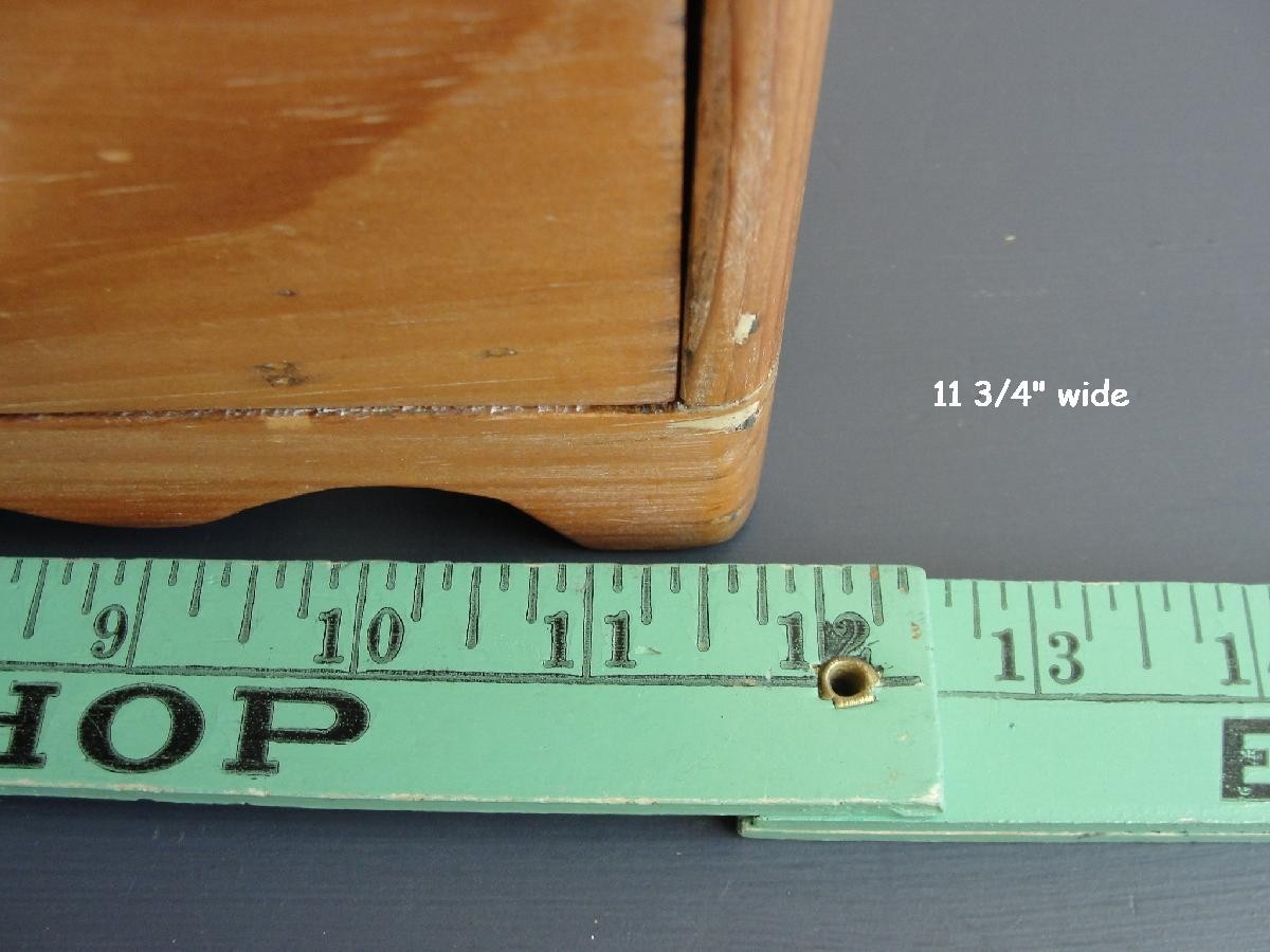 Antique Vtg Children's Toy Wood Furniture Salesmans Sample 2/3 Drawer Chest #8