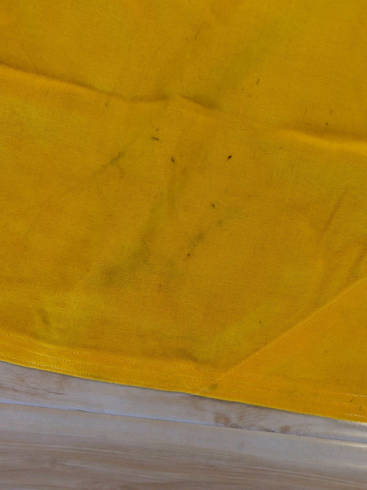 Salvaged Vintage Nautical International Signal Flag I (India) With Clasp 32x36"