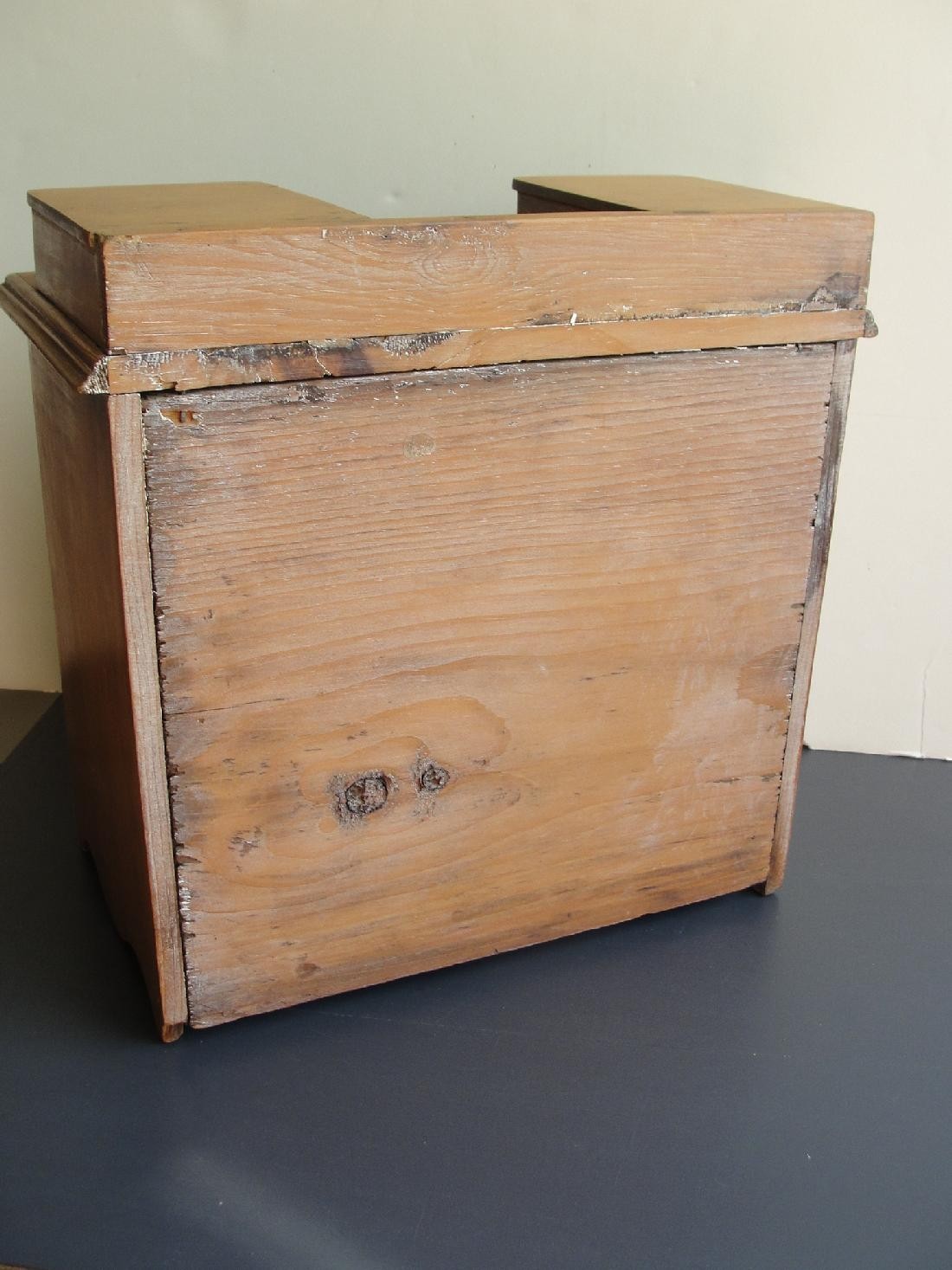 Antique Vtg Children's Toy Wood Furniture Salesmans Sample 2/3 Drawer Chest #8