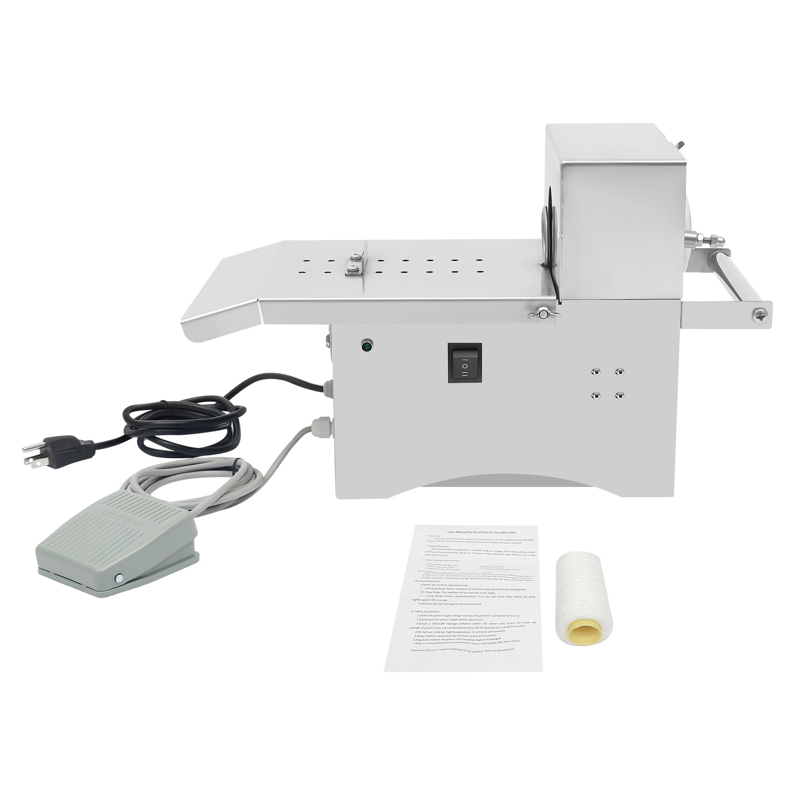 Automatic Electric Sausage Tying Machine,Electric Sausage Tying Machine w/ Pedal