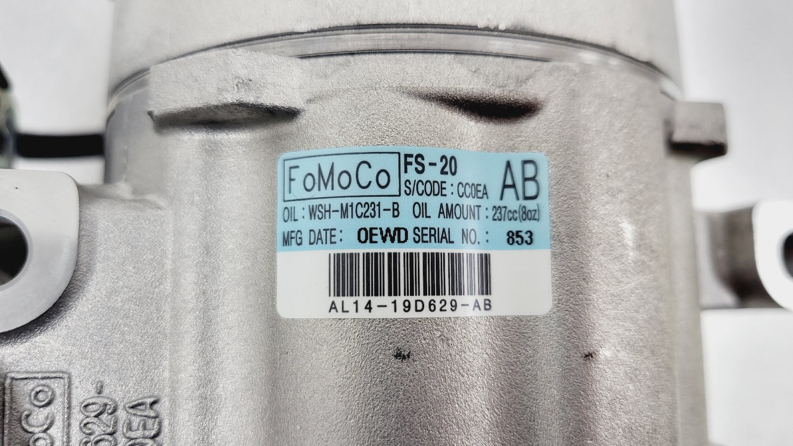 2007-2016 Ford Expedition Lincoln Navigator AC Compressor Assembly AL1Z-19703-B