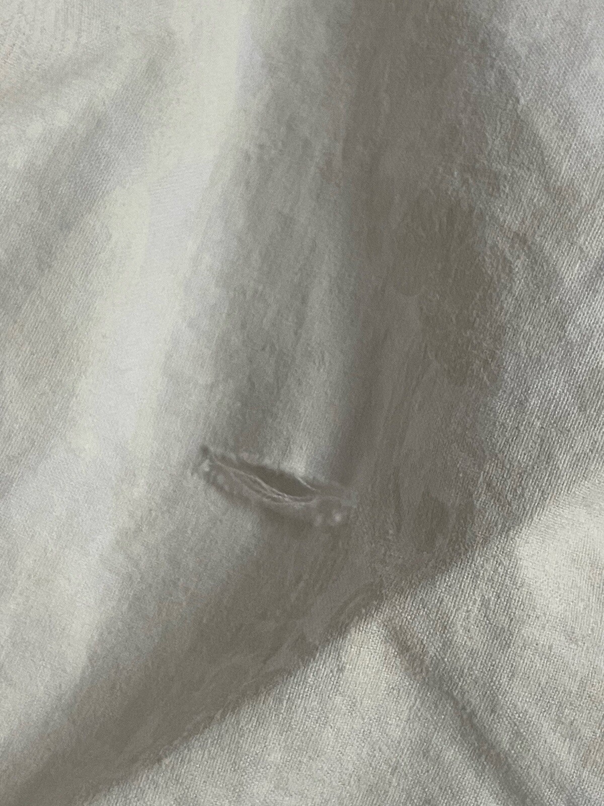 Rare! RALPH Lauren AVERY *KING Retired WHITE BED SKIRT Damask READ*