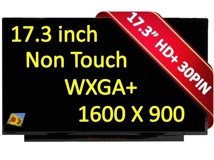 B173RTN03.0 B173RTN03.1 Led Lcd Screen 17.3" HD+ 1600x900 30 Pin