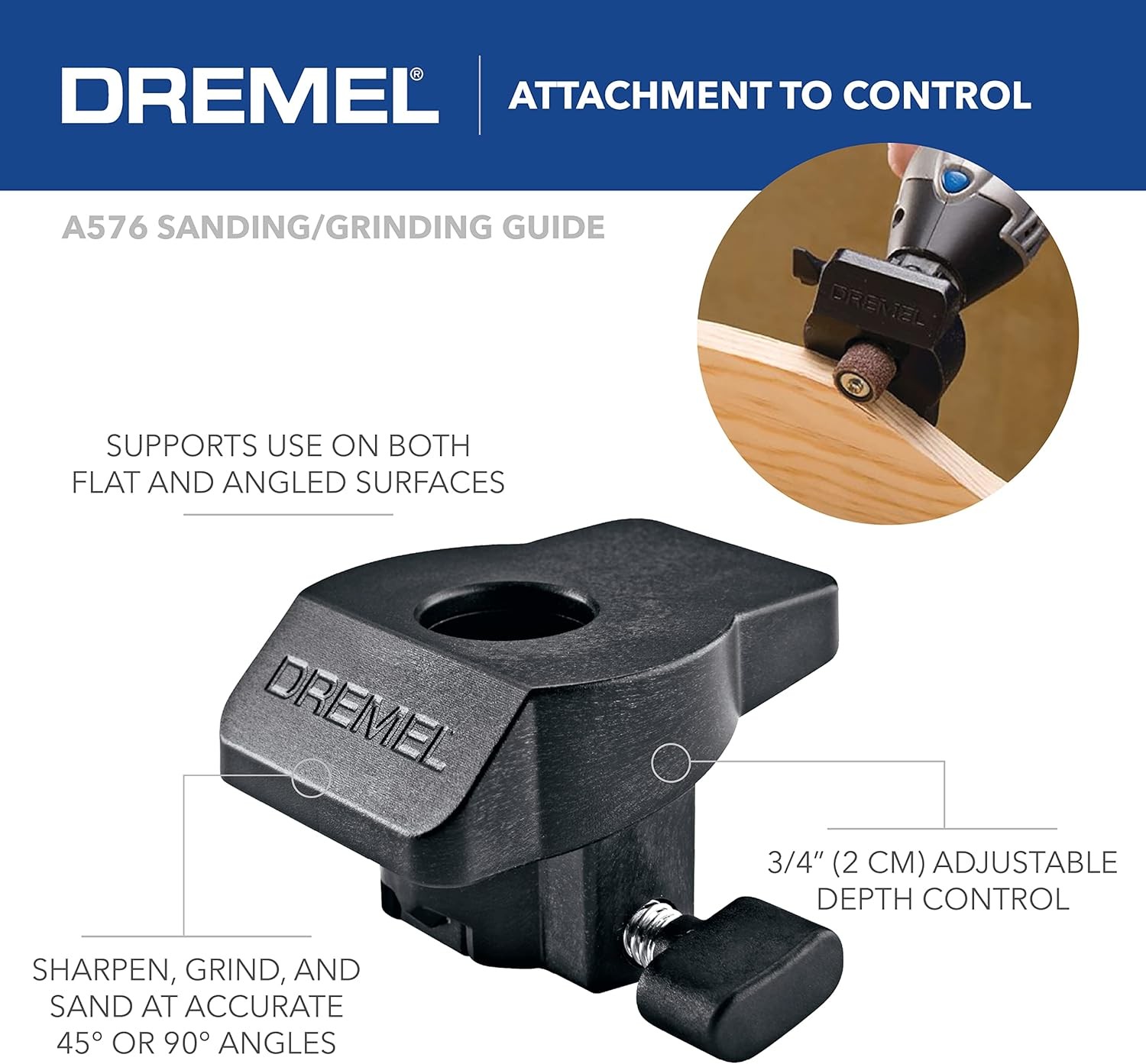 Dremel 4300-5/40 High Performance Rotary Tool Kit with LED Light- 5 Attachments