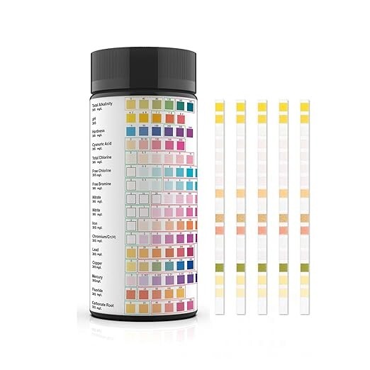 16 in 1 Drinking Water Test Kit Strips, 100 cnt. Home Water Quality Test for Tap
