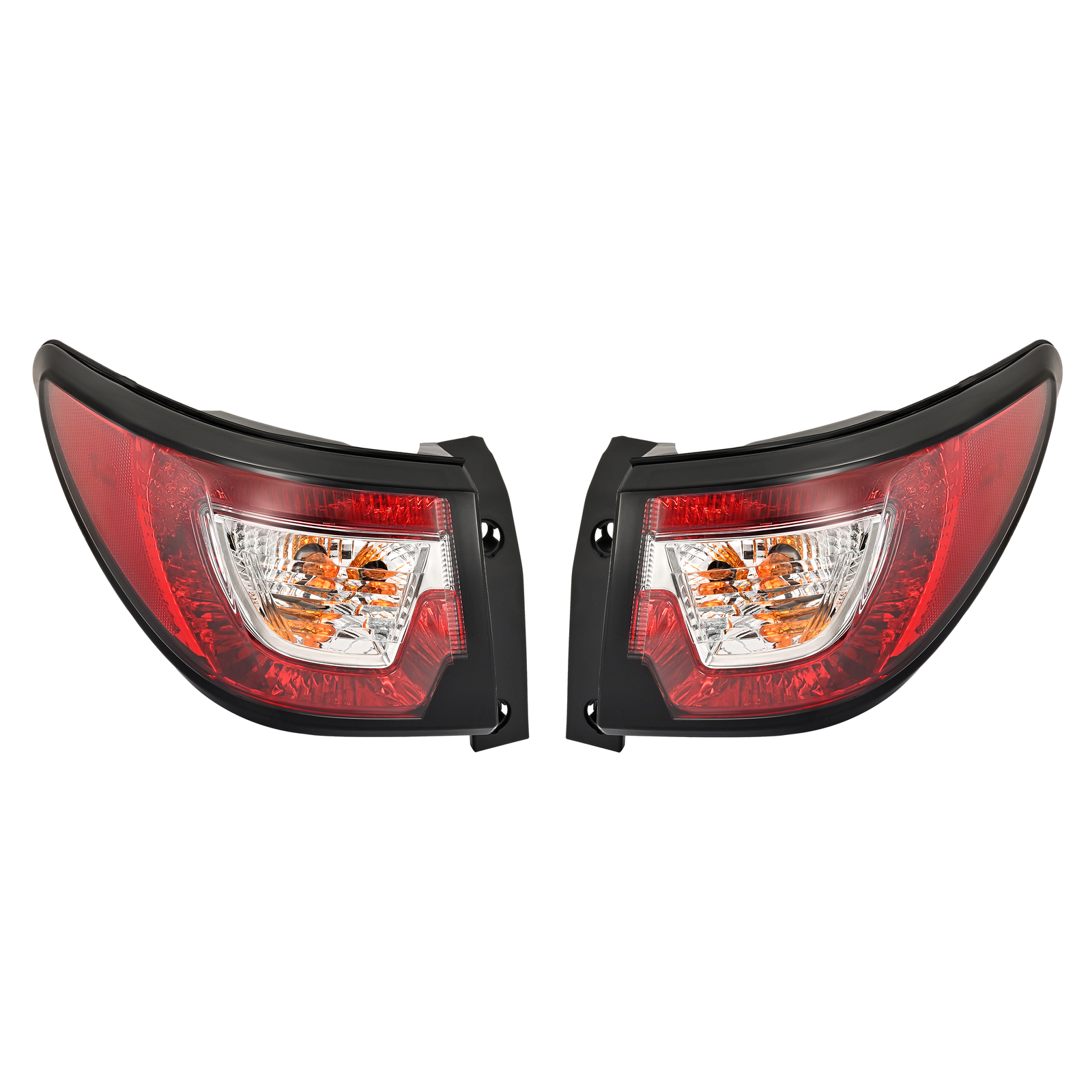 Red Tail Lights Lamps w/ Bulbs LH+RH For Chevy Traverse LS LT LTZ 2013-2017 DOT