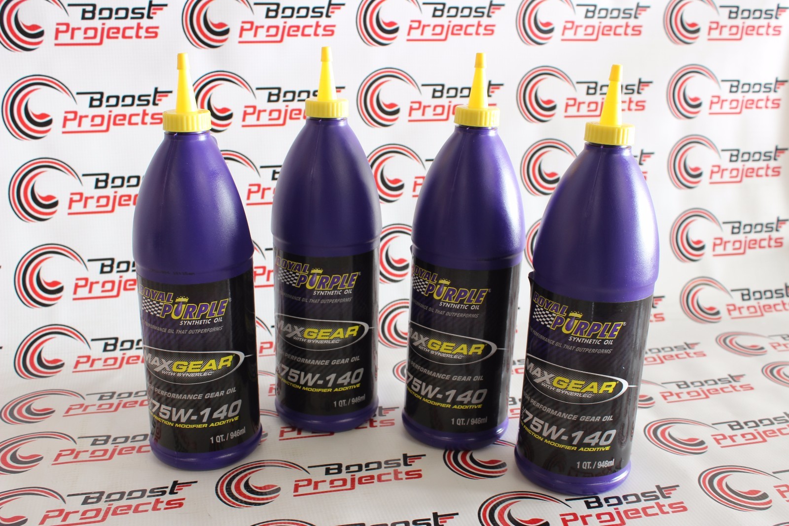 Royal Purple Max Gear Oil Synthetic 75W-140 1-Qt Bottle Set of 3 01301