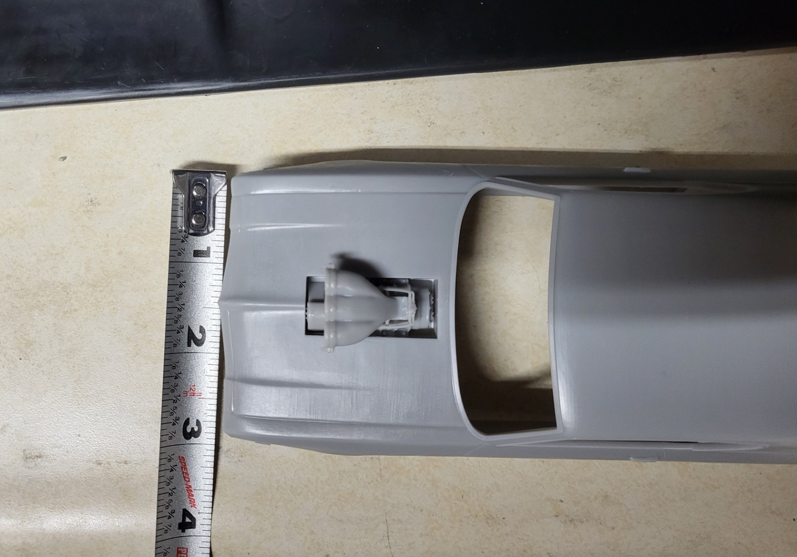 1/24 scale resin 3d printed Outlaw Blown Chevy Chevelle drag body slot car