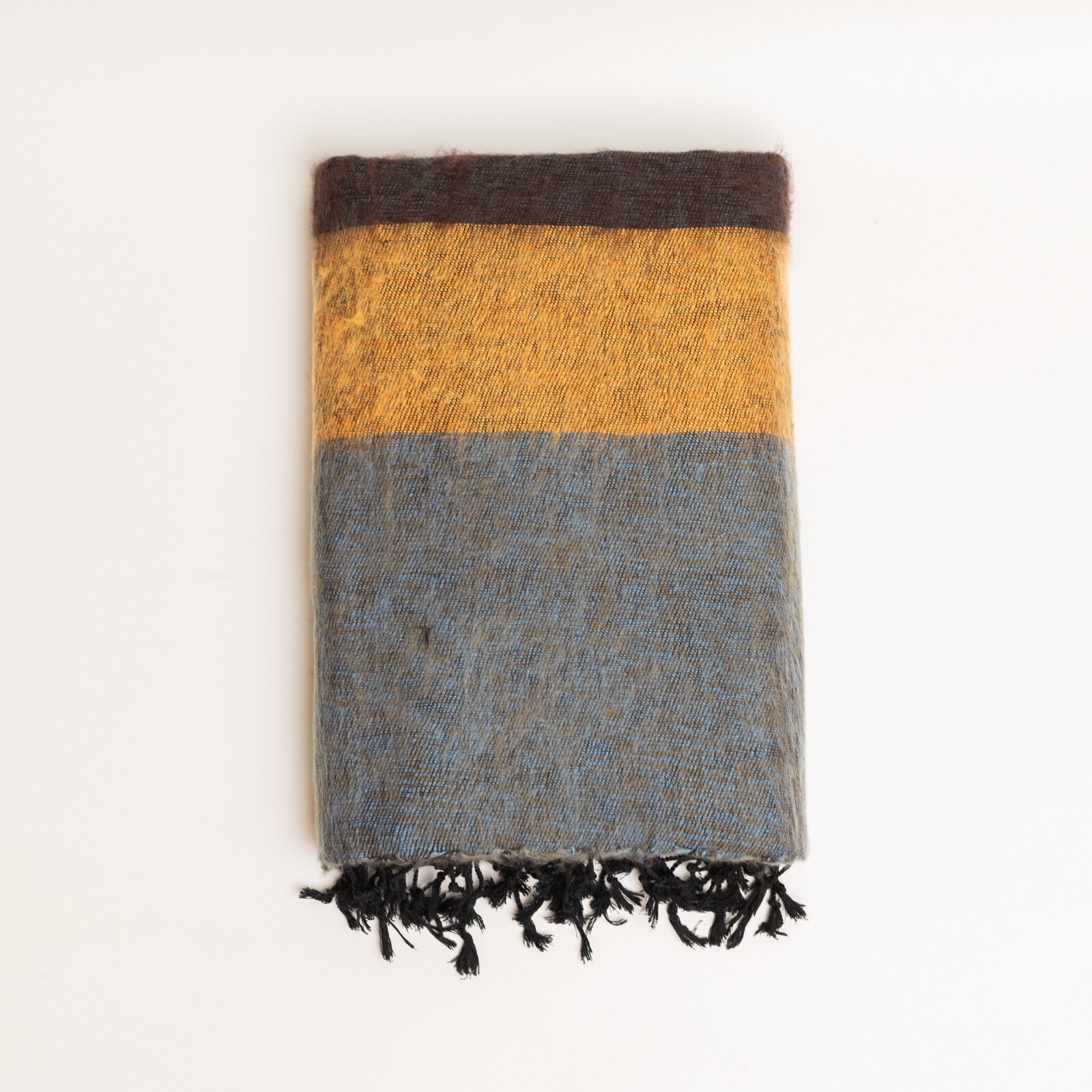 Extra Soft High Quality Yak Wool Travel Blanket  Throw Handwoven Nepal 48" x 96"