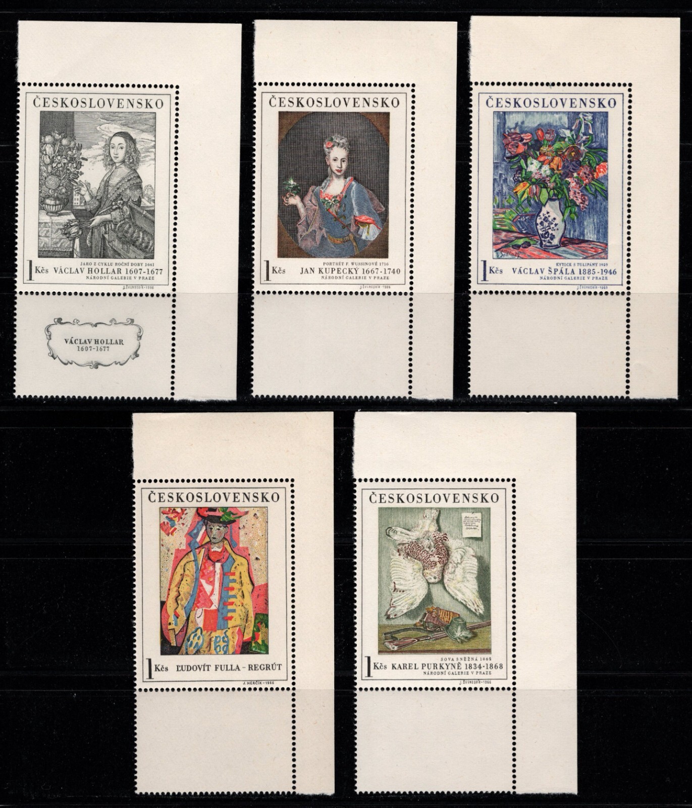 CZECHOSLOVAKIA Sc#1348A/1439, 1966 Collection: 47 Stamps + 1 SS Mint NH w/OG