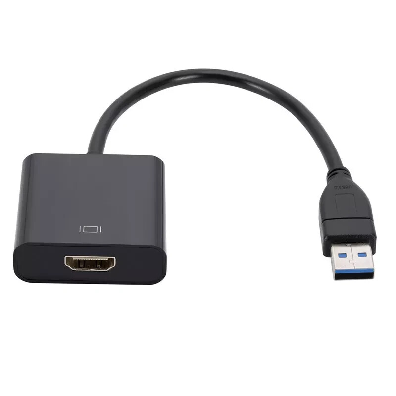 HD 1080P USB 3.0 to HDMI Video Cable Adapter For PC Laptop HDTV LCD TV Converter