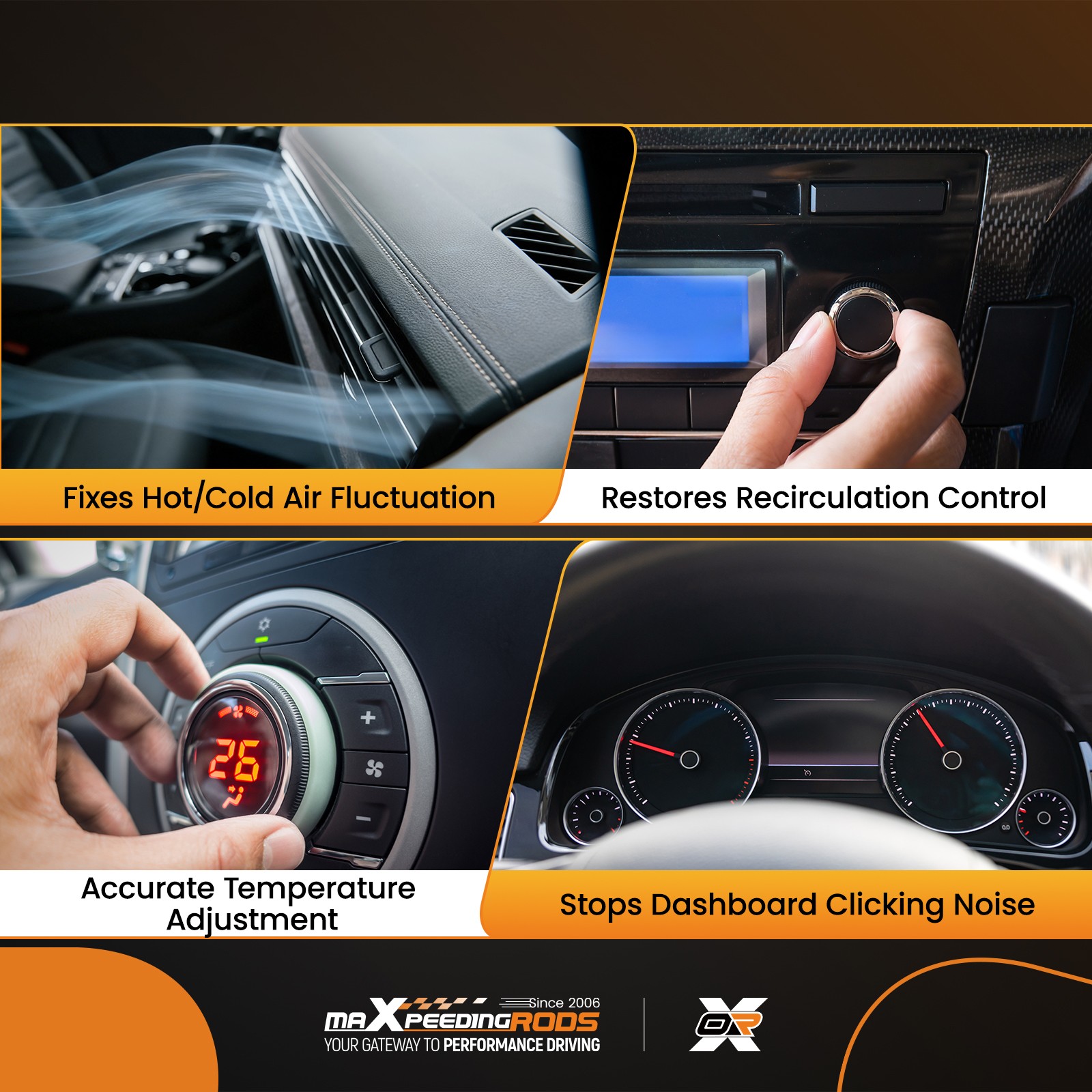 HVAC Blend Door Actuator for Chevrolet Blazer S10 GMC Jimmy 1995-2004 604100