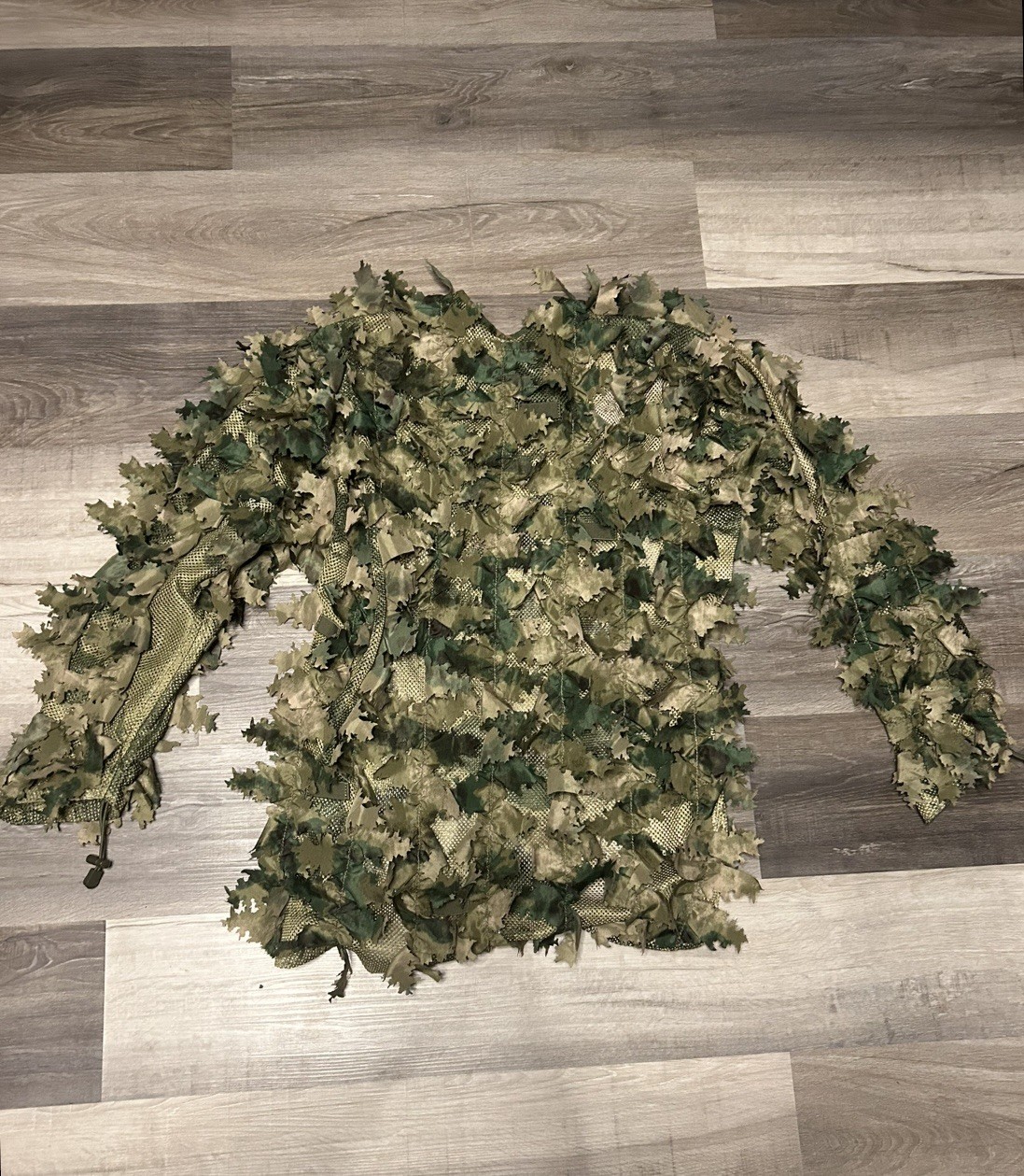 Atacs Leaf Suit Top and Bottom Set M/L