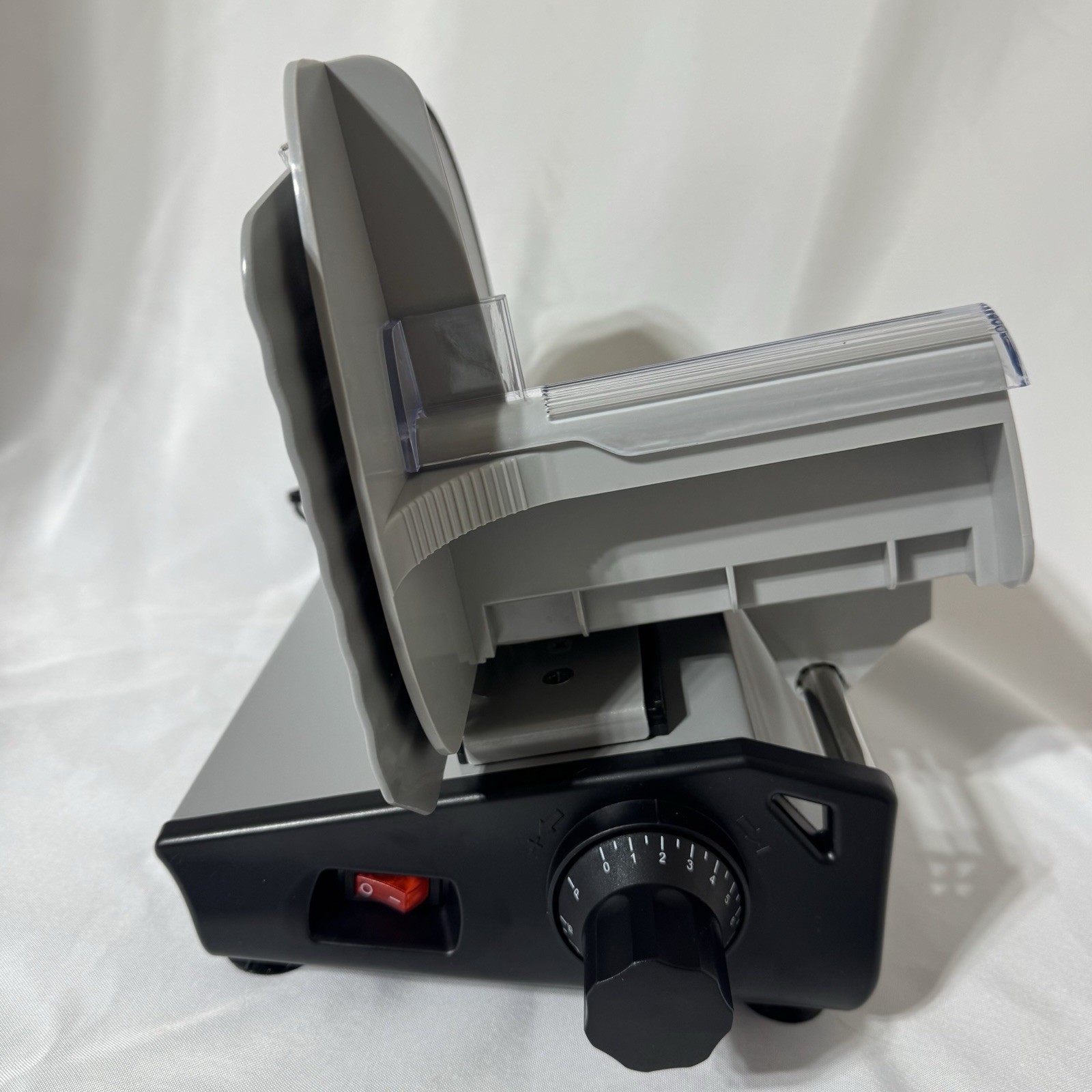 NESCO Stainless Steel 7.5” Food Slicer Adjustable Thickness Silver FS-200 TESTED