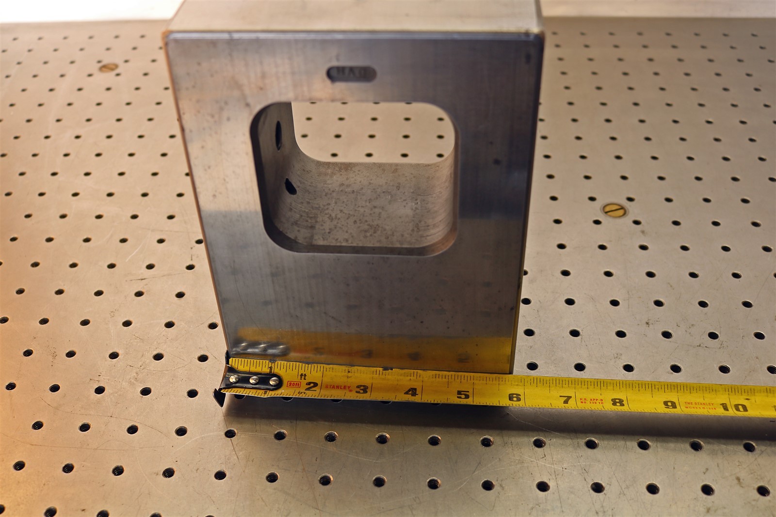 Jumbo Toolmaker Made 29 Lbs. Block, Fixture, Hardened & Ground - - E2868