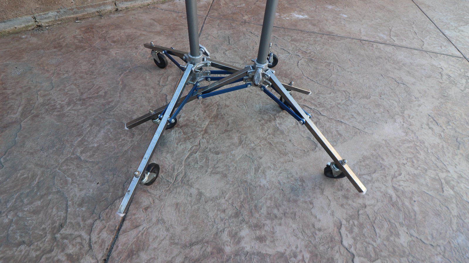 American Metal C Stand\ Light Stand with Wheels. This is for a pair you get 2