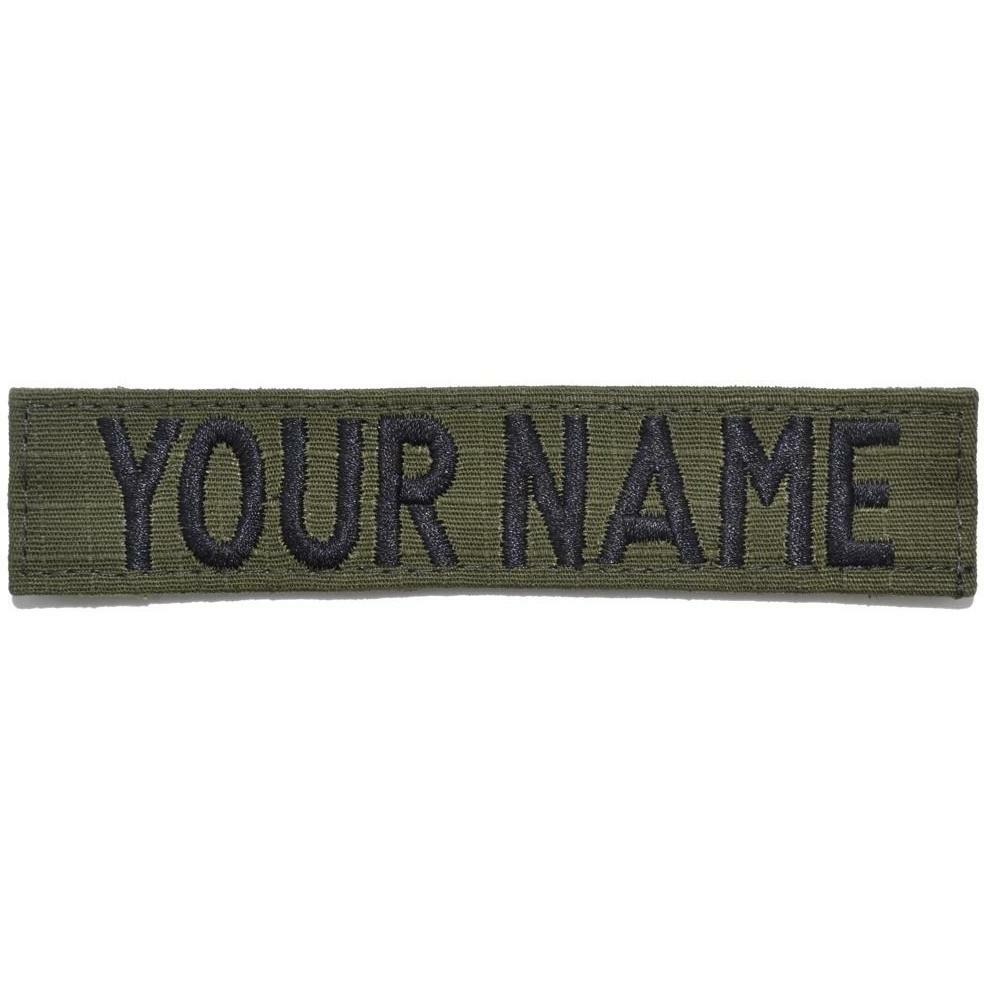 Custom RipStop Name Tape - Olive Drab