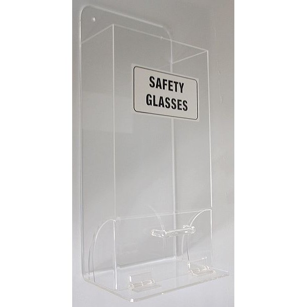 Eyewear Dispenser, Stack Tower, 20 Pairs, Acrylic, 18 In H X 8 In W X 5 1/2 In