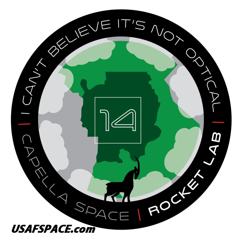 ROCKET LAB 14 - I CAN'T BELIEVE IT'S NOT OPTICAL - SATELLITE Mission SPACE PATCH