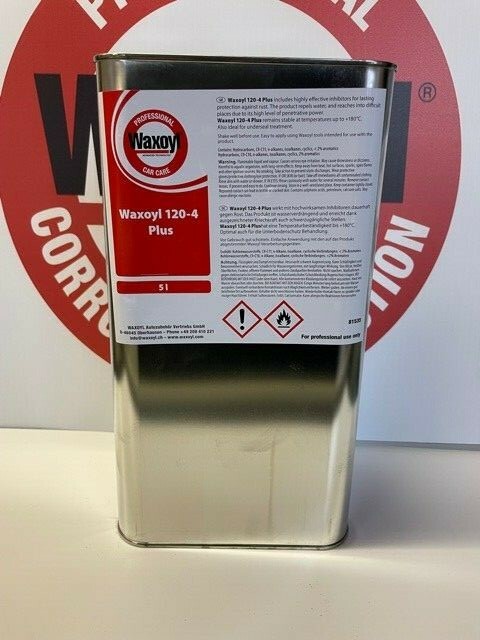 WAXOYL 120-4 Permanent Cavity Wax Tin 1.3 gallons