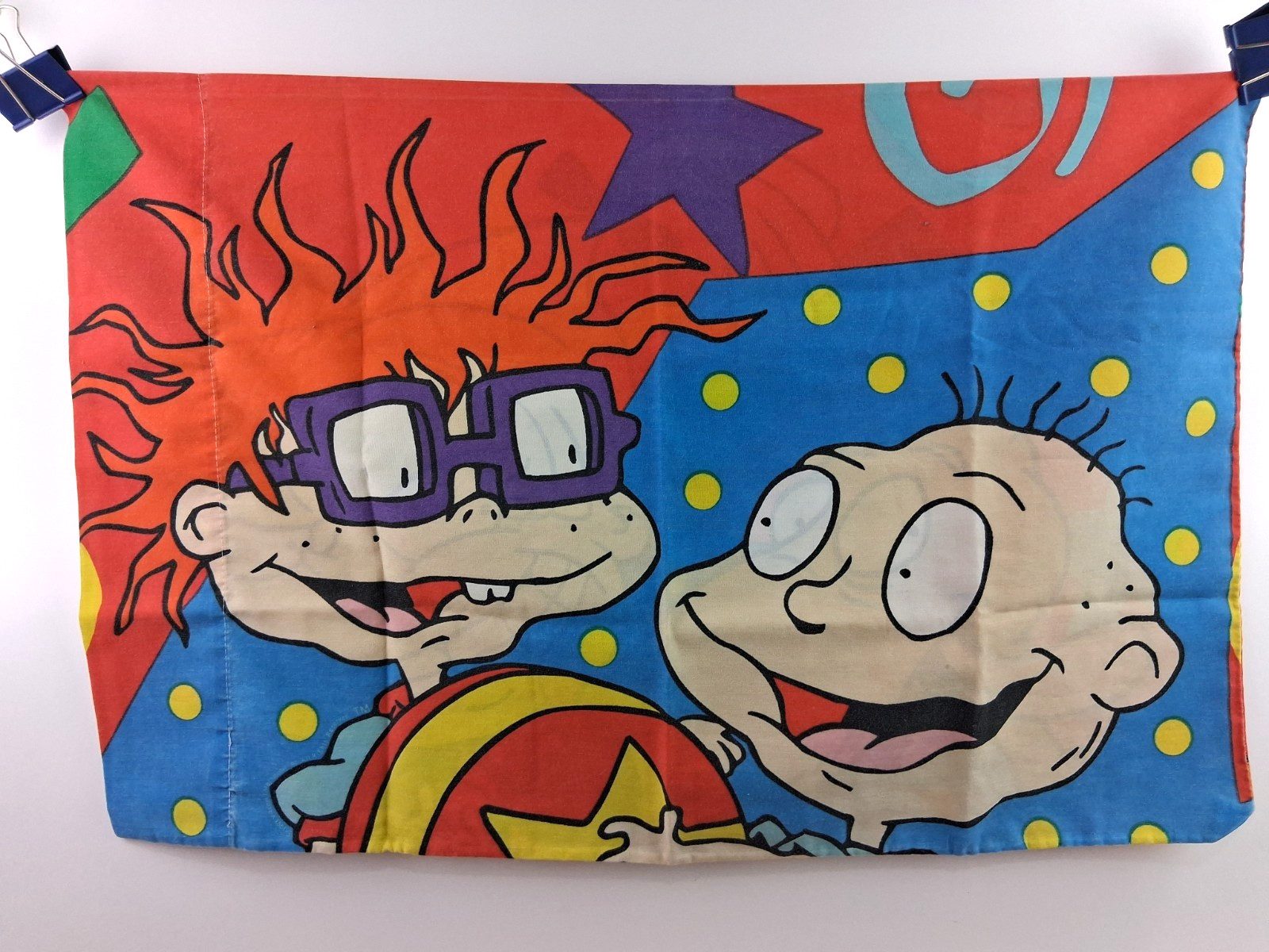 Rugrats Twin Flat Sheet & Pillow Case Set Pillowcase 90s Cartoons Vintage 1997