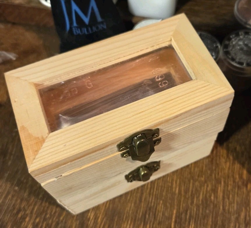 1 Kilo Hand Poured Solid Copper Bullion Bar .999 Pure Fine Copper Kg Ingot