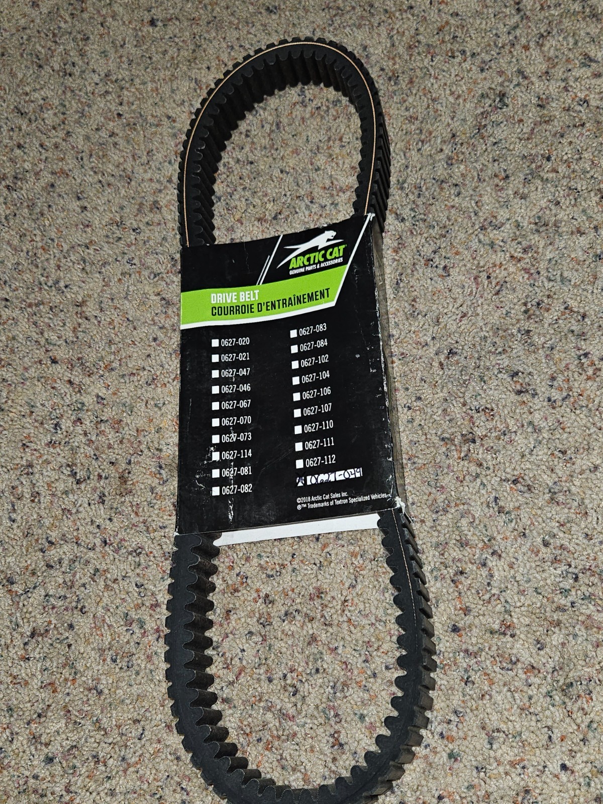 Arctic Cat OEM 0627-049 Drive Belt