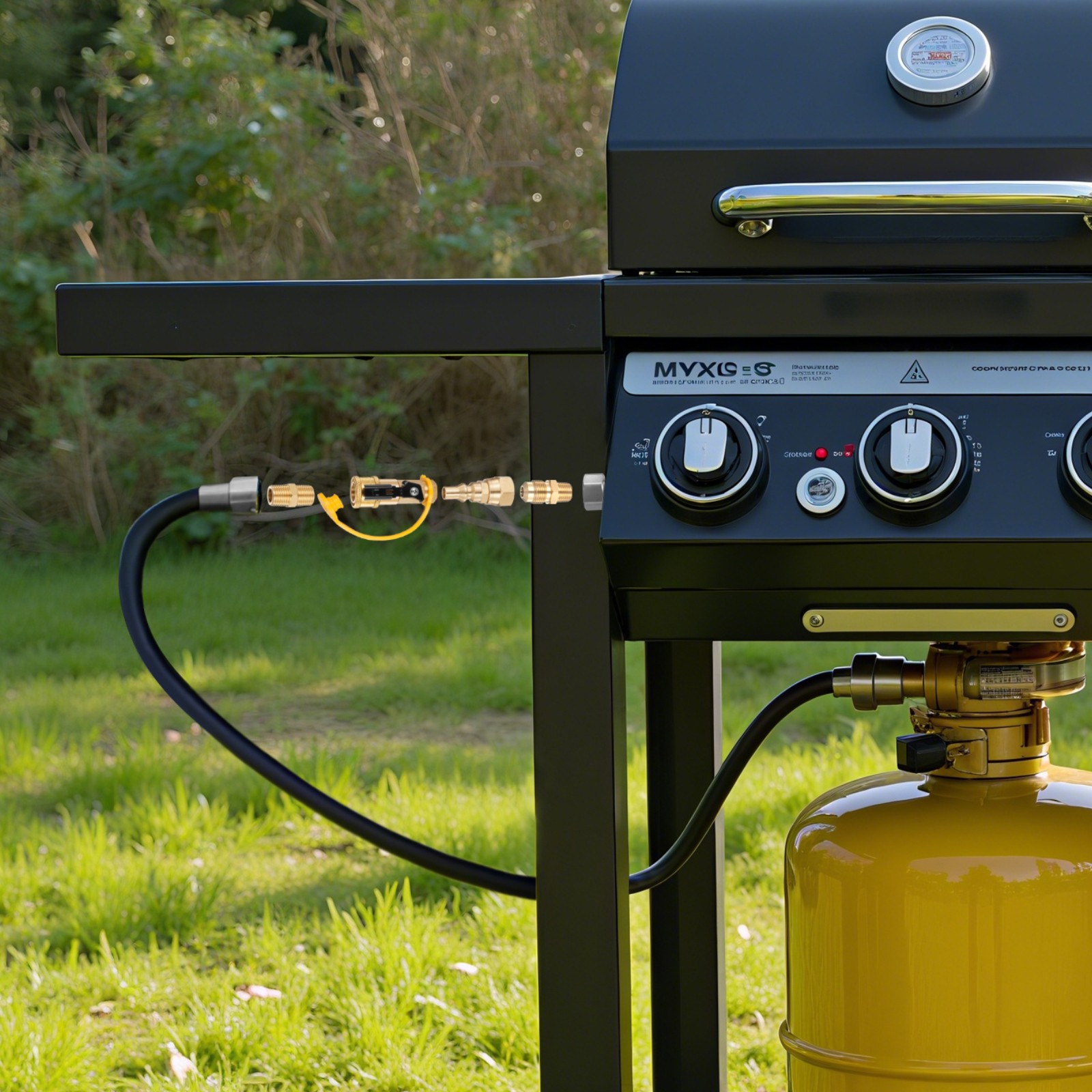 VEVOR 7 Pcs RV Propane Quick Connect Fitting 1/4-Inch NPT x 3/8-Inch Flare