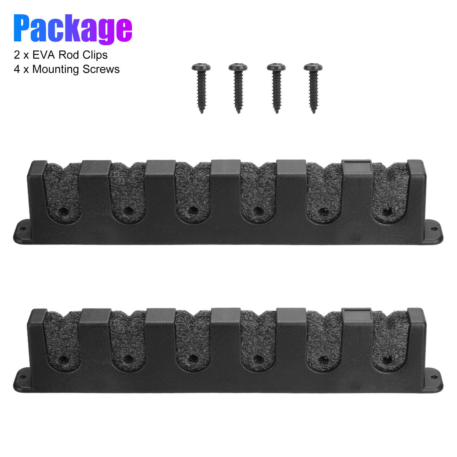 Horizontal Boat Fishing 6 Rod Rack Wall Mount Vertical Holder Storage Pole Stand