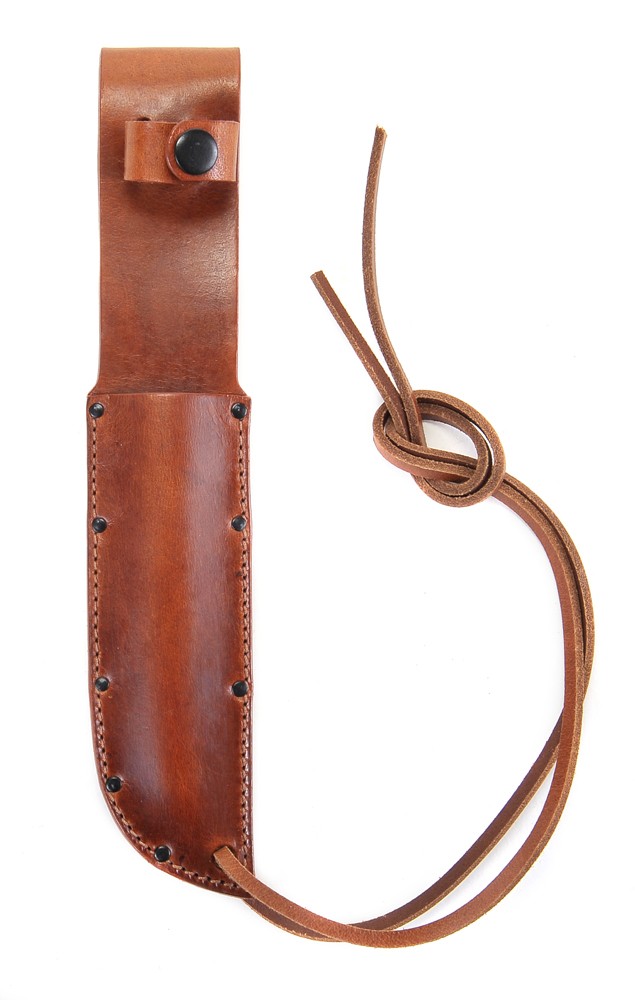 World War Two Era Brown Leather Sheath for US PAL RH 36 Fighting Knife