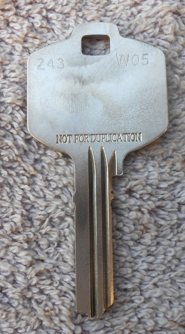 Kaba PEAKS PRTEFERRED High Security Z43 WO5 Key Blank