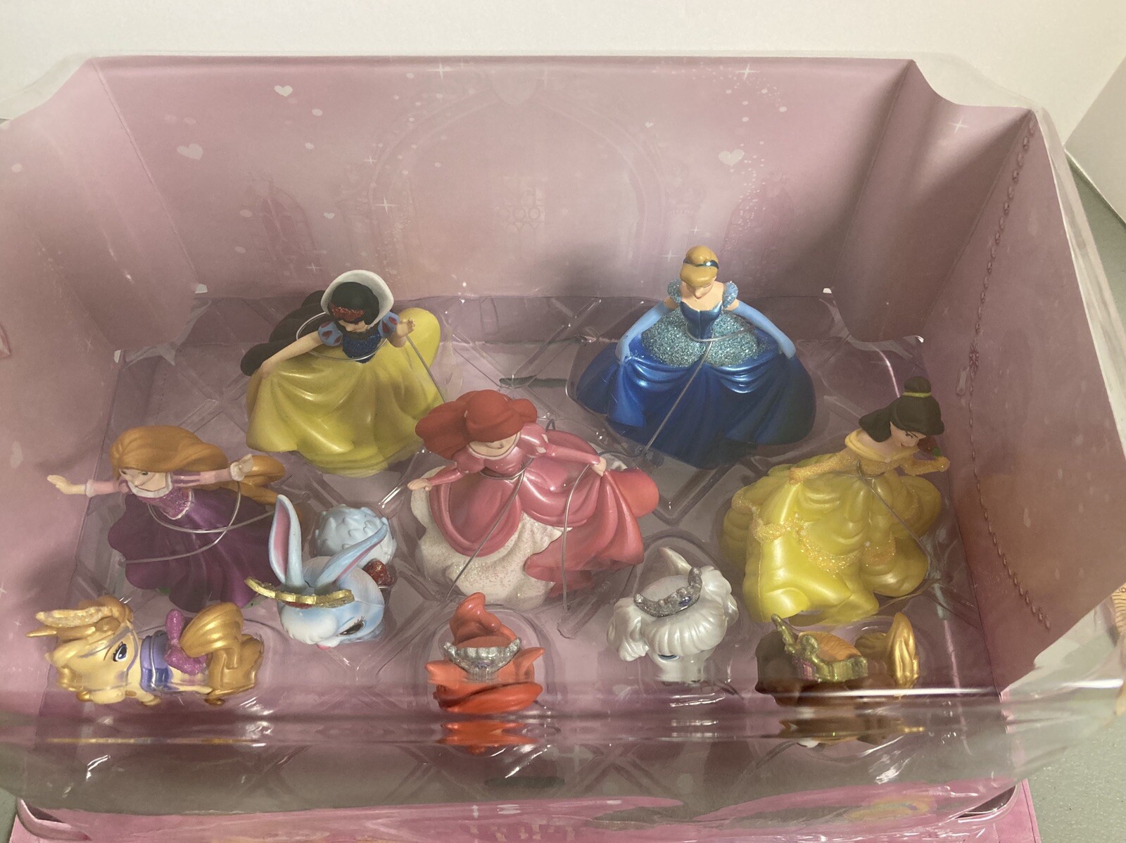 Disney Store Palace Pets 10 Piece Figurine Playset - NEW