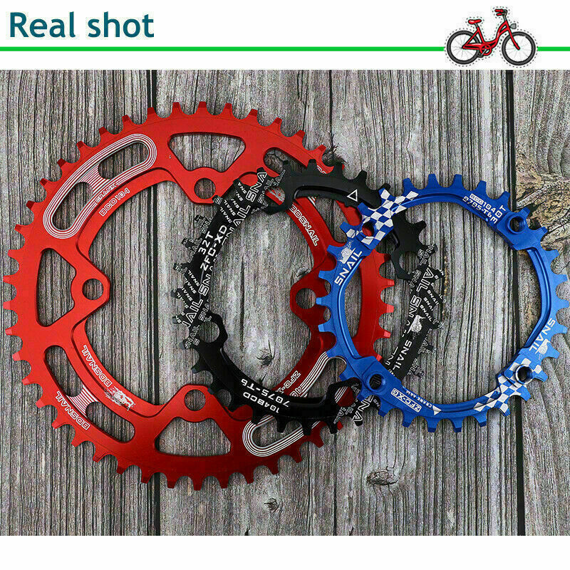 SNAIL 104BCD Narrow Wide 30-52T MTB Bike Single Chainring fit SHIMANO/FSA Crank