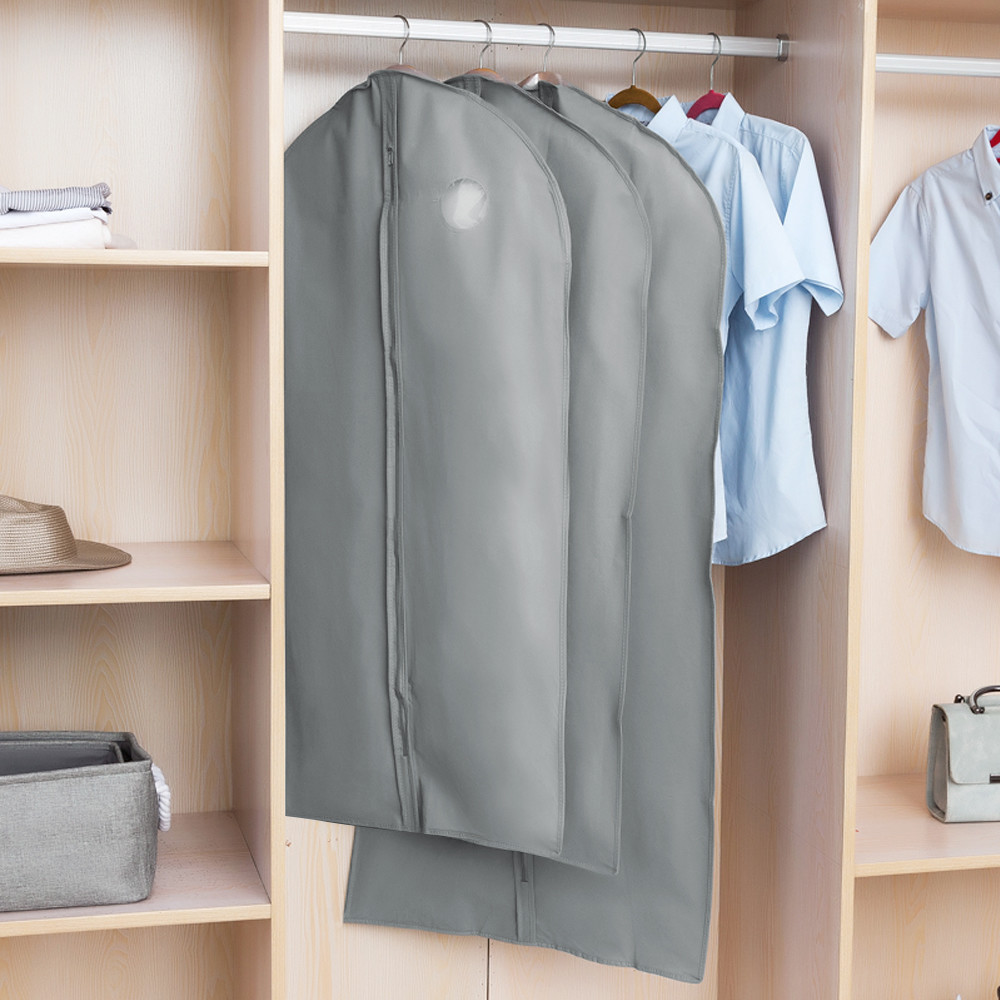 Clothes Garment Dustproof Cover Suit Coat Dress Hanging Storage Bag Protector